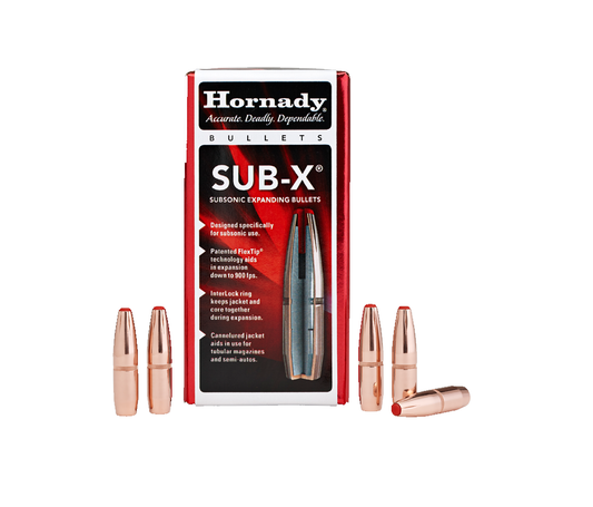 Hornady 30 Cal .308 190gr SUB-X (100ct)