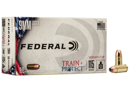 Federal 9mm 115gr Train+Protect VHP (50ct)
