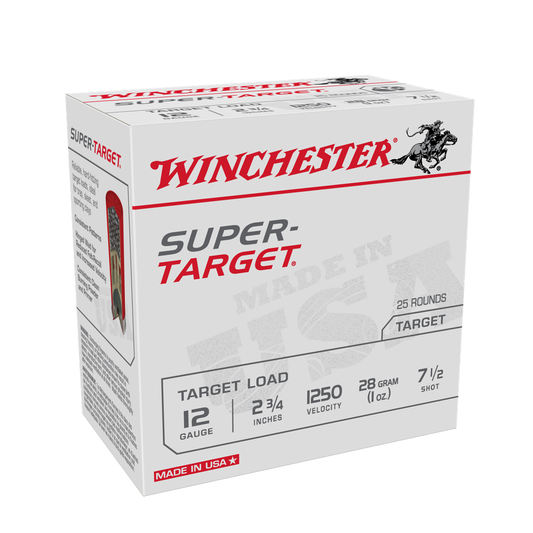Winchester Super Target 12ga 1oz #7.5 (1250 fps)