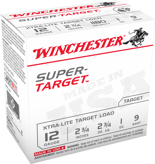 Winchester Super Target 12ga 1oz #9 (1180 fps)