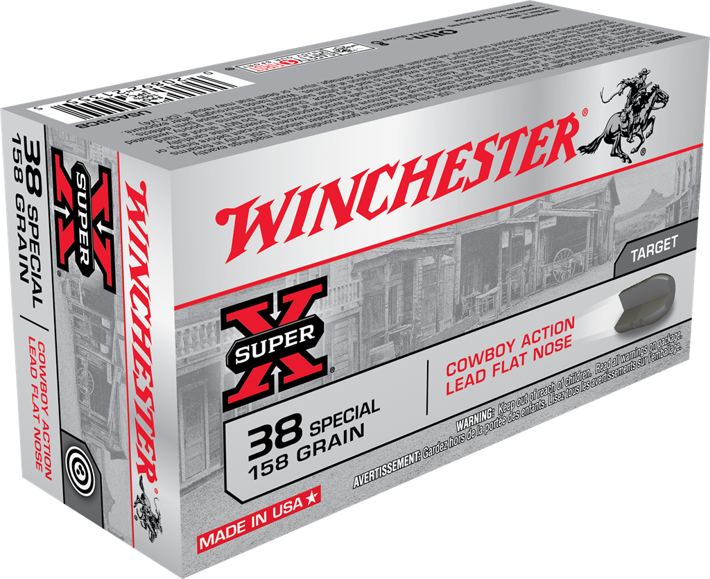 Winchester 38 Special 158gr Lead RN (50ct)