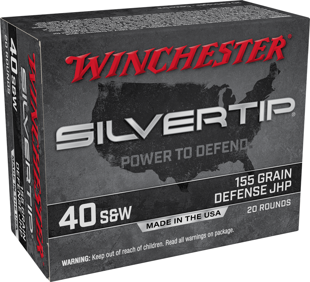 Winchester 40 S&W 155gr Silvertip HP (20ct)