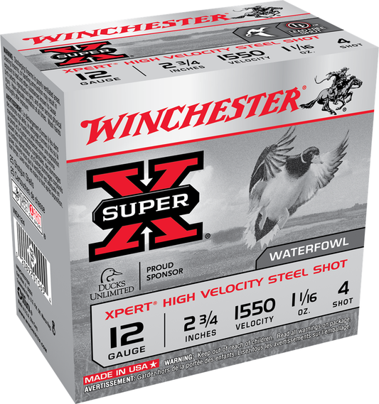 Winchester Xpert Steel 12ga 1 1/16 oz. #4 (1550fps)