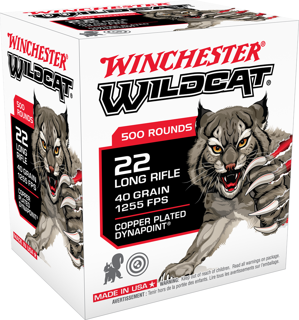 Winchester 22 LR Wildcat 40 gr. (500 rds)