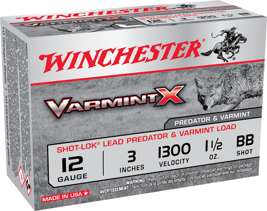 Winchester 12ga 3" BB Varmint X Shot