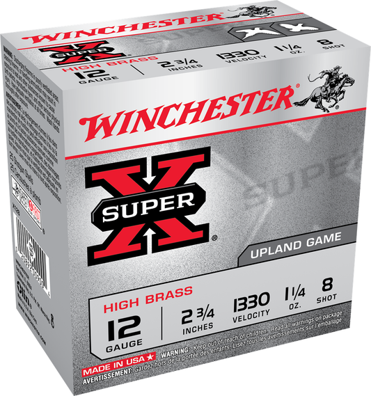 Winchester Heavy Game 12ga 2 3/4" 1 1/4 oz #8 (1330fps) PER BOX
