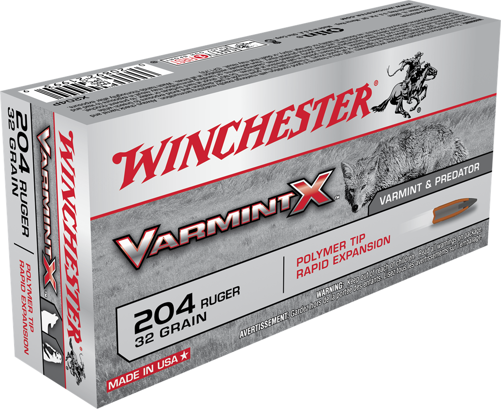 Winchester 204 Ruger 32gr Varmint X (20ct)