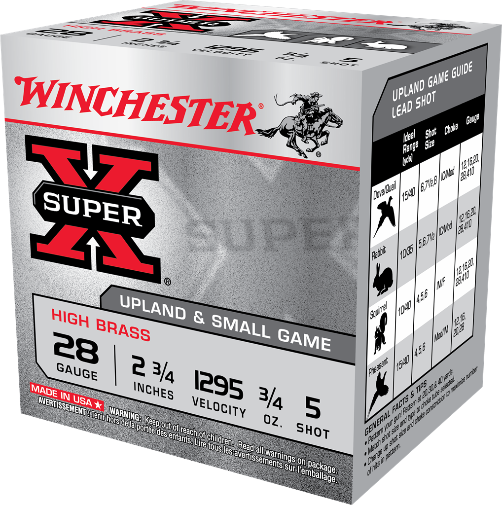 Winchester Heavy Game 28ga 2 3/4" 3/4 dr #5 (1295fps)