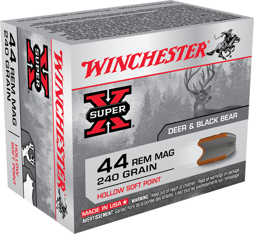 Winchester 44 Rem Mag 240gr Hollow SP (20ct)