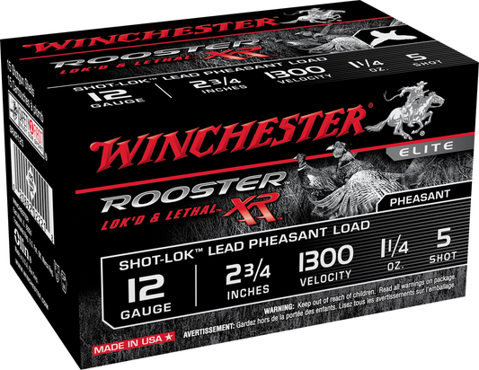 Winchester Rooster XR 12 ga. 2 3/4" 1 1/4 oz. #5 1300 fps (15 ct.)