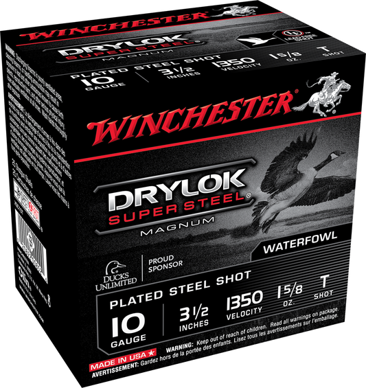 Winchester Drylok Steel 10ga 3-1/2" 1-5/8oz T shot (1350fps)